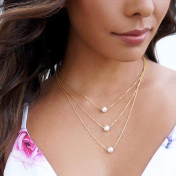 Jewelry - Pearl Layered Choker Necklace